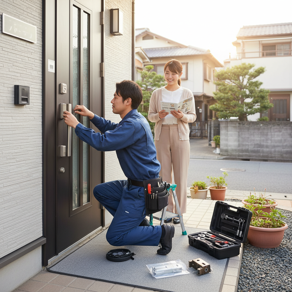 足立区扇のドアクローザー交換:料金相場、事例、依頼の流れ