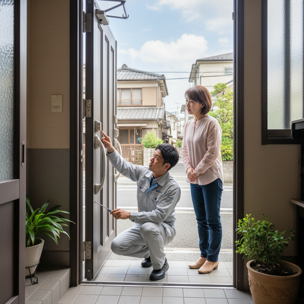 足立区 北加平町でのドアクローザー交換：料金・事例・依頼の流れ