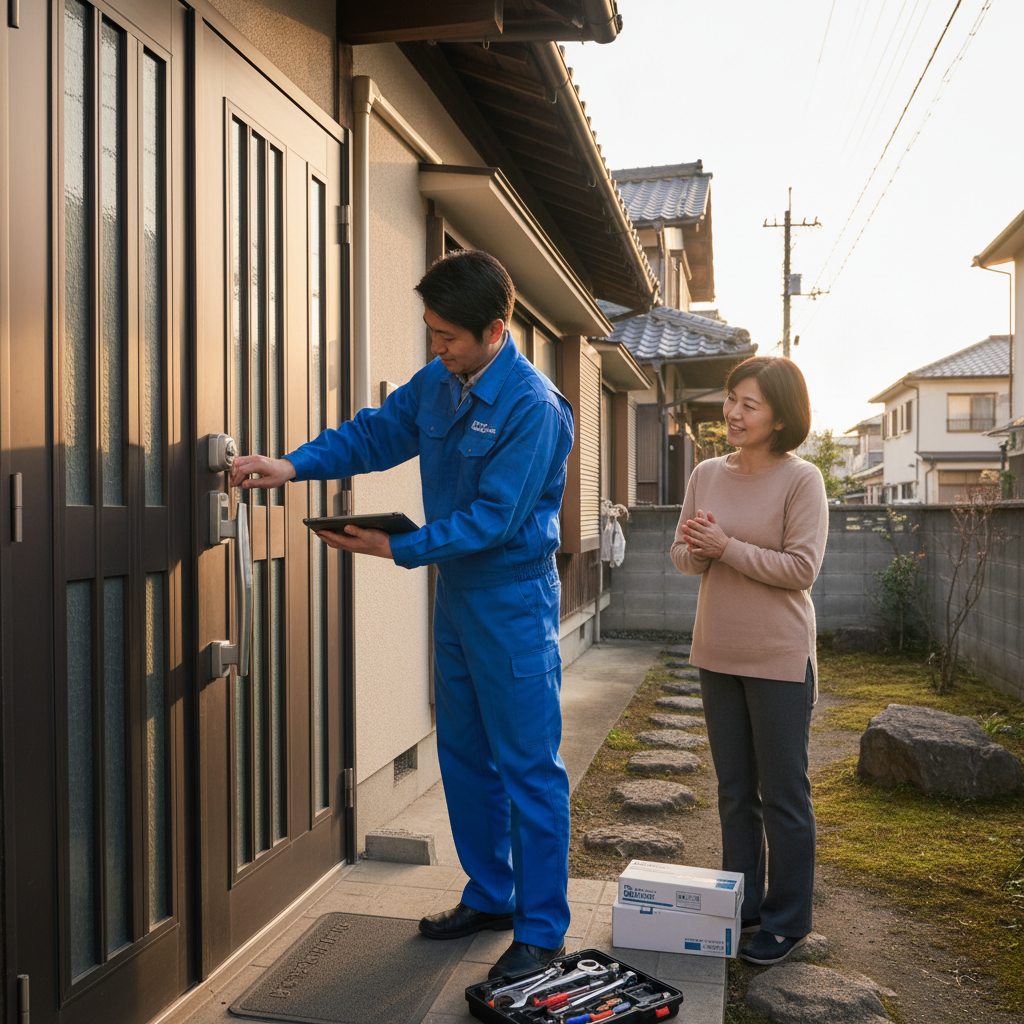 足立区佐野のドアクローザー交換：料金・事例・依頼の流れ