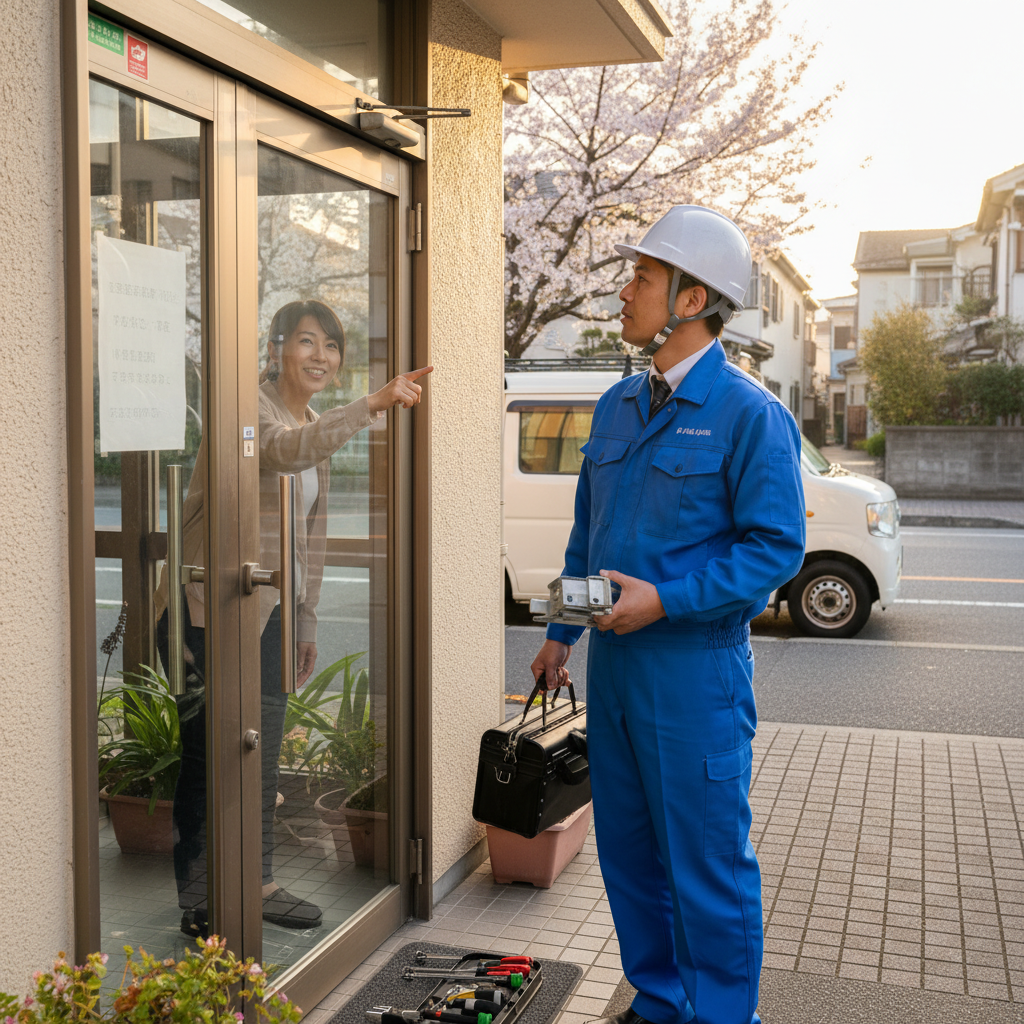 足立区神明のドアクローザー交換:料金相場・事例・依頼の流れ