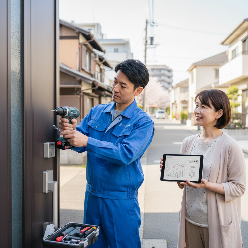 足立区千住のドアクローザー交換：料金相場、事例、依頼の流れ