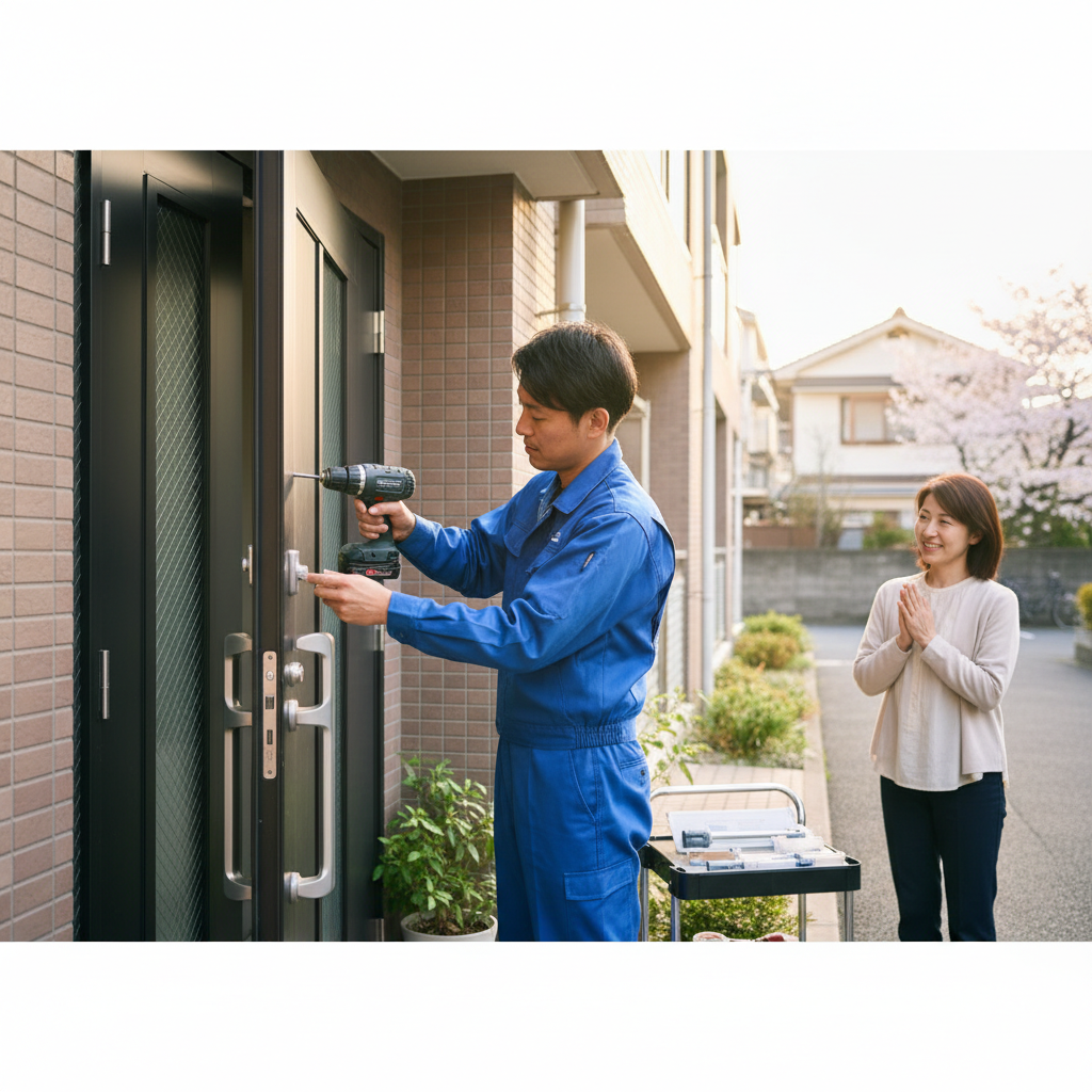 足立区辰沼のドアクローザー交換｜料金相場、事例、依頼の流れ