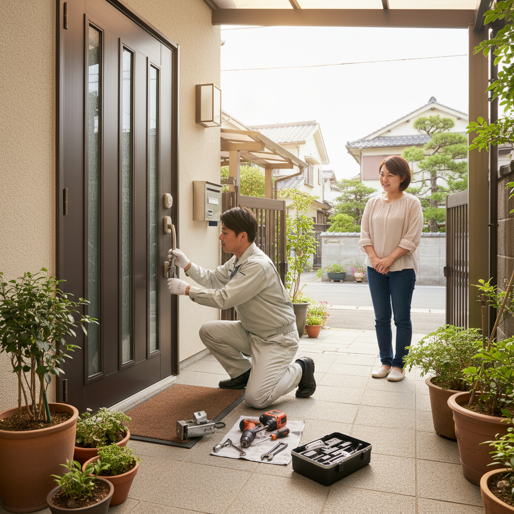 足立区 中央本町 ドアクローザー交換の料金相場・事例・依頼の流れ