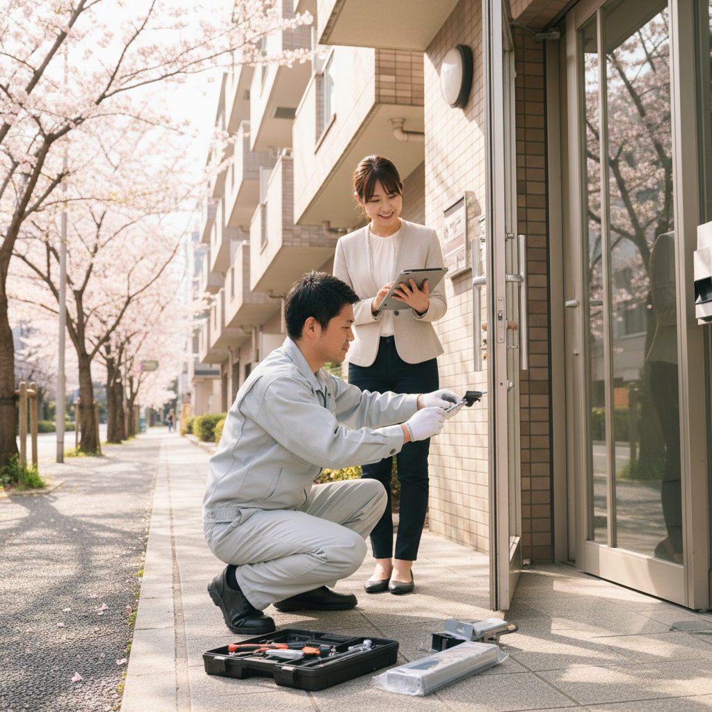 足立区一ツ家 ドアクローザー交換の料金相場・事例・依頼の流れ