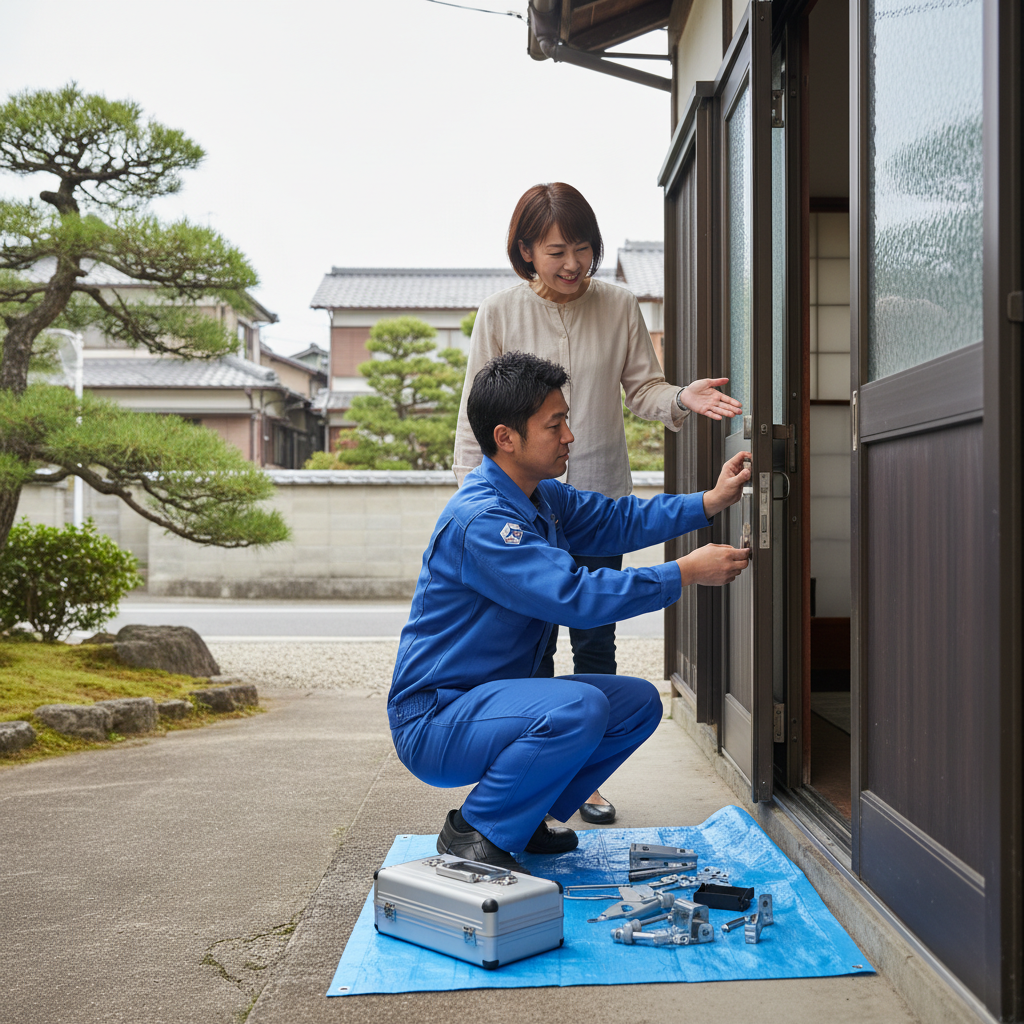 足立区保木間でのドアクローザー交換:料金相場、事例、依頼の流れ