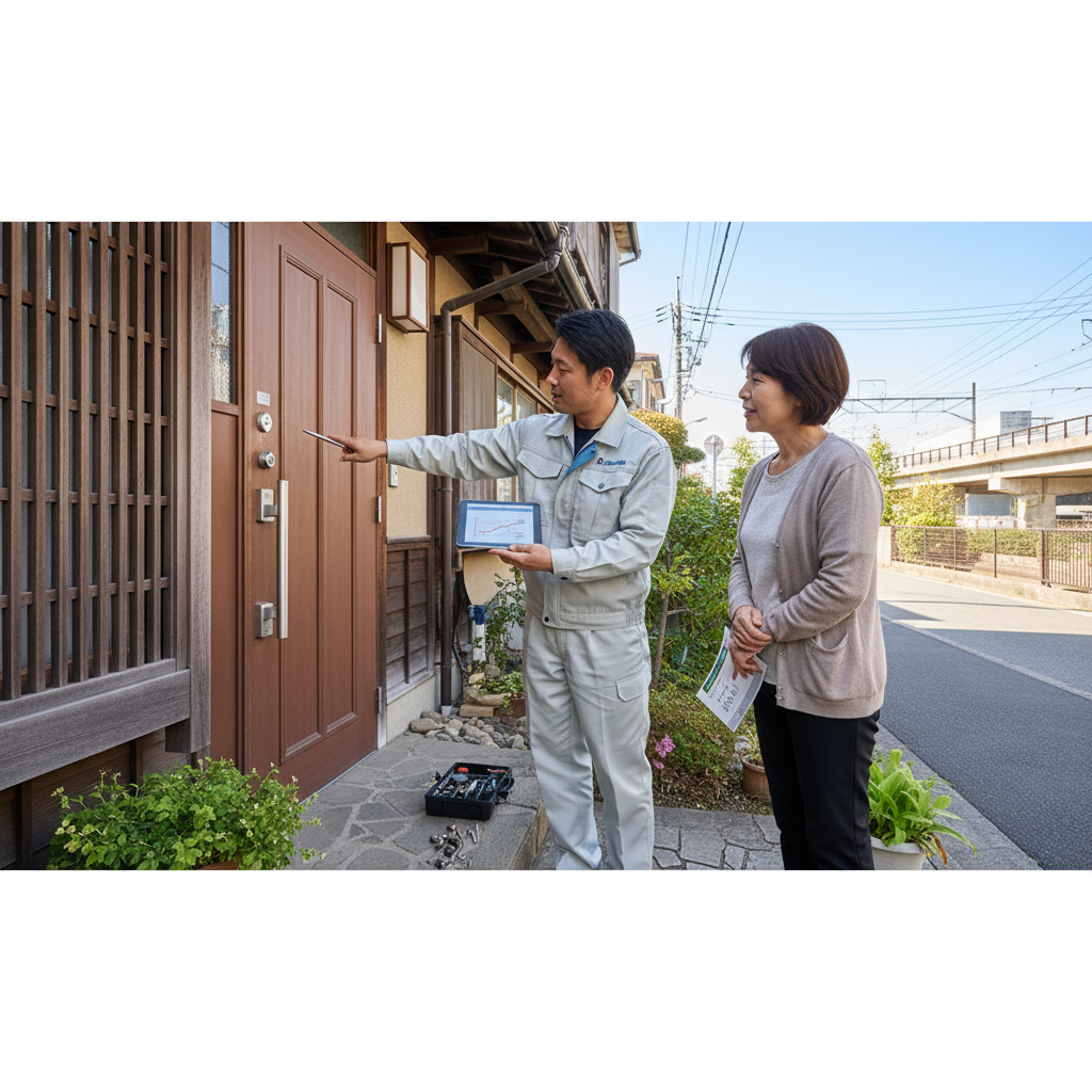 荒川区西日暮里でのドアクローザー交換の料金・事例・依頼の流れ