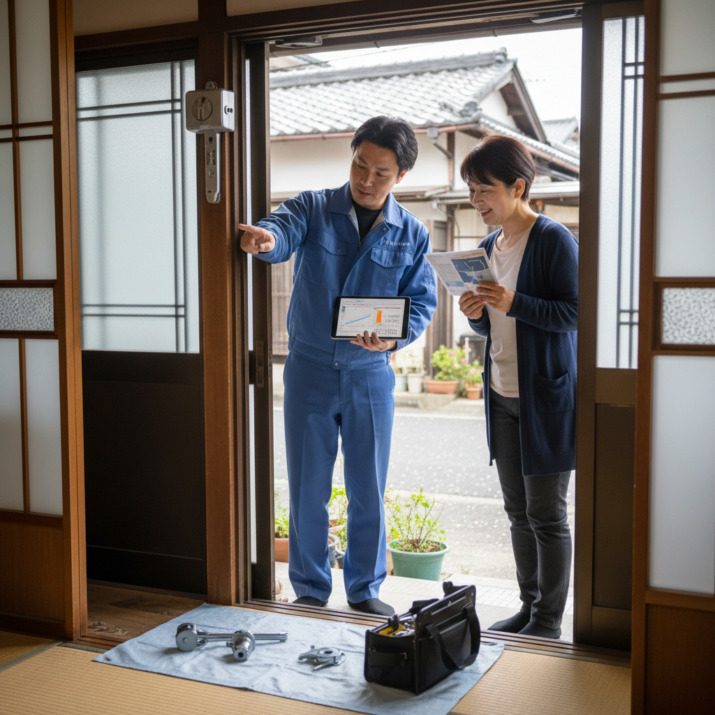 台東区入谷 ドアクローザー交換の料金・事例・依頼の流れ