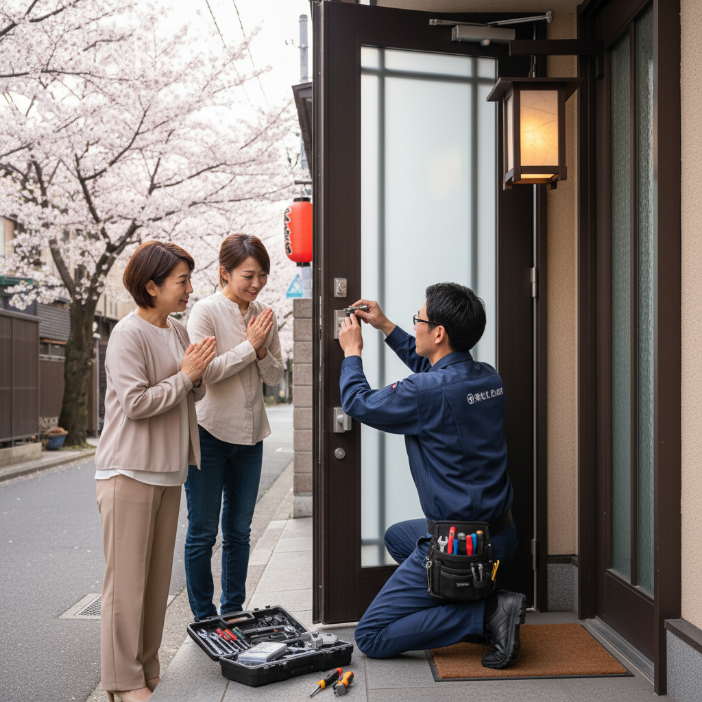 台東区鳥越でのドアクローザー交換:料金・事例・流れ