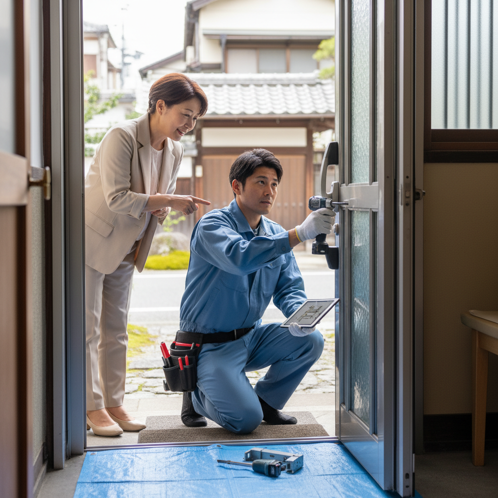 台東区橋場 ドアクローザー交換：料金・事例・依頼の流れ