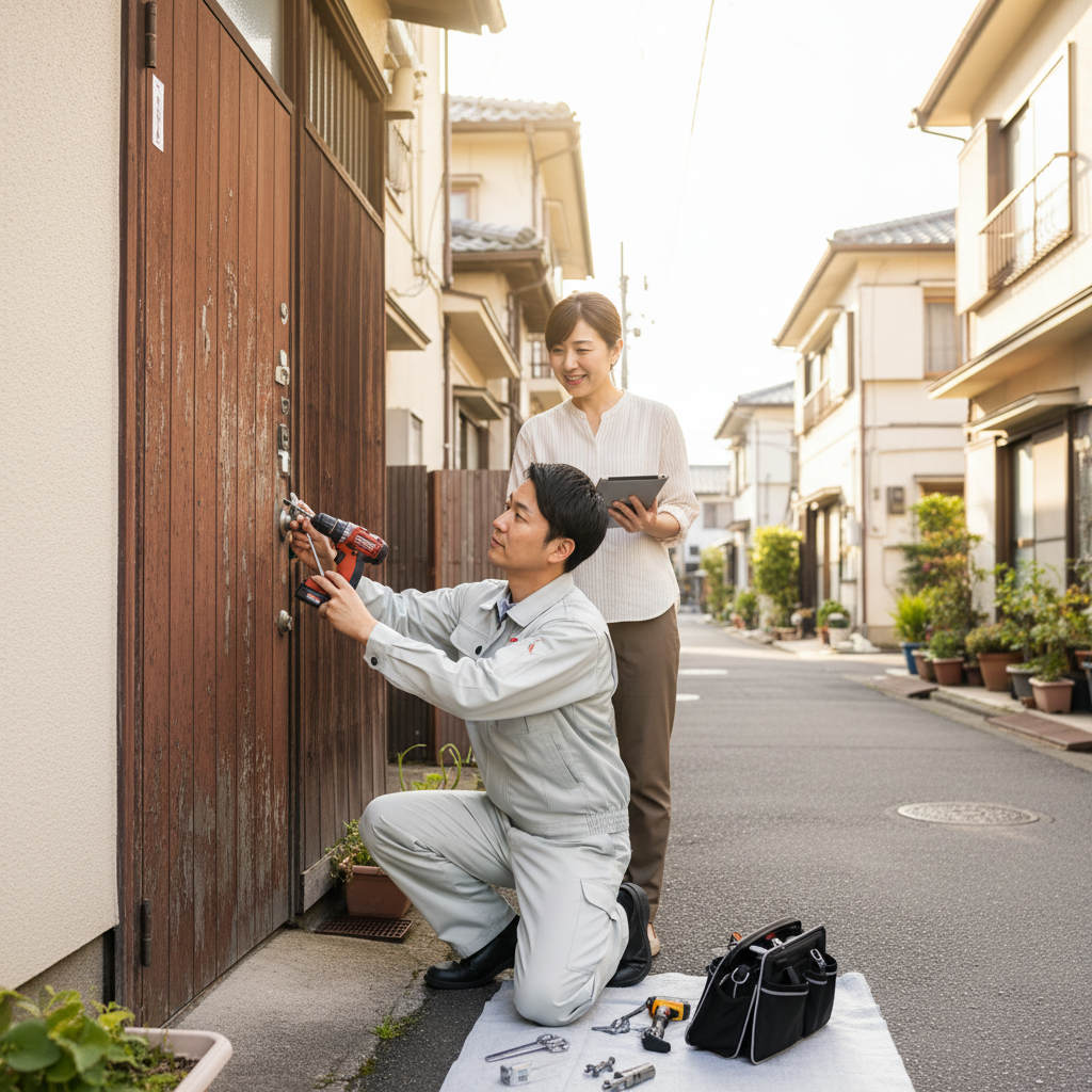 台東区竜泉のドアクローザー交換の料金相場と依頼の流れ