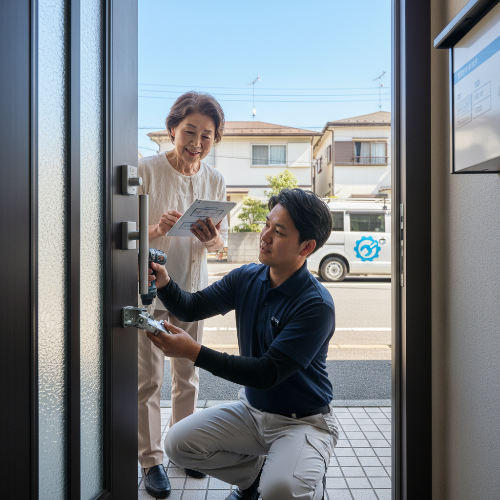 墨田区錦糸 ドアクローザー交換の料金相場と依頼の流れ