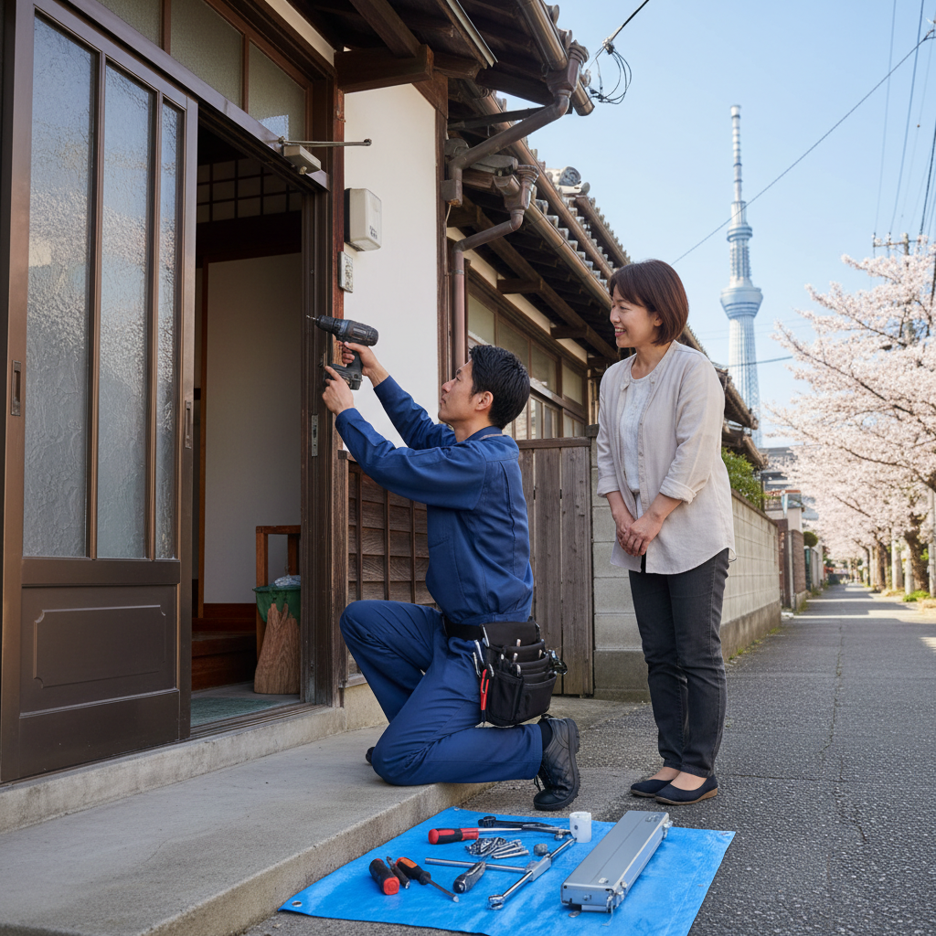 墨田区業平のドアクローザー交換：料金相場、事例、依頼の流れ