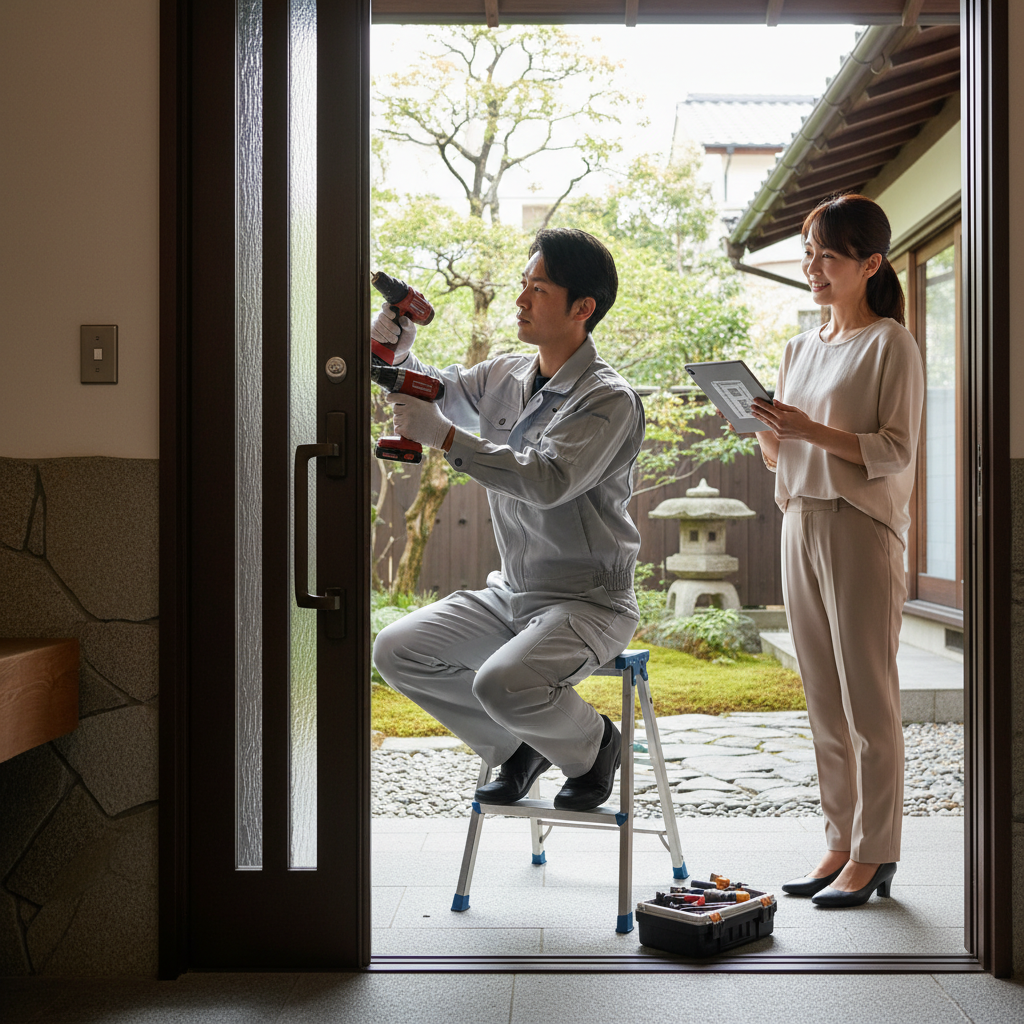 ドアクローザー交換：料金相場、文花での事例、依頼の流れ