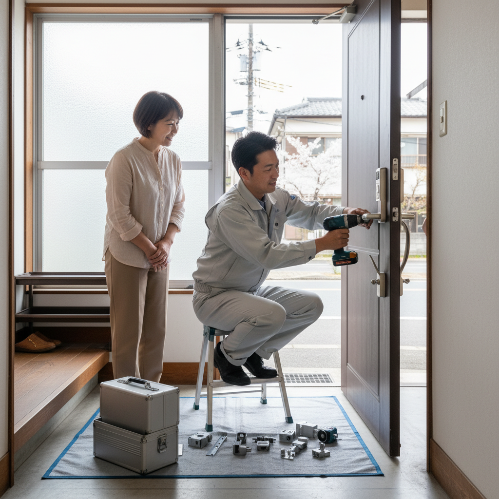 墨田区本所でドアクローザー交換の料金・事例・依頼の流れ