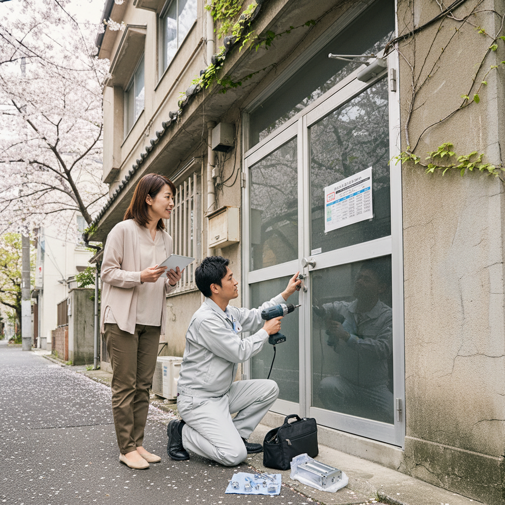墨田区向島 ドアクローザー交換の料金・事例・依頼の流れ