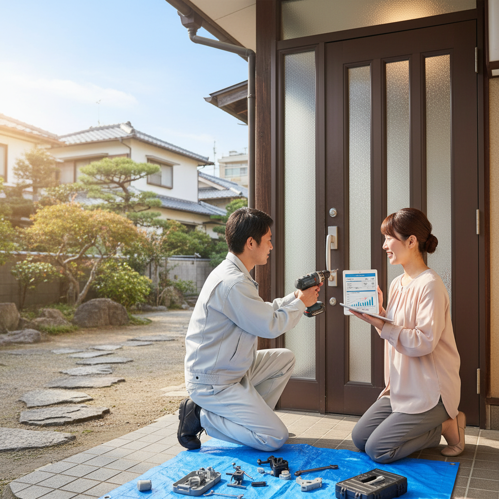 練馬区石神井町 ドアクローザー交換の料金相場、事例、依頼の流れ