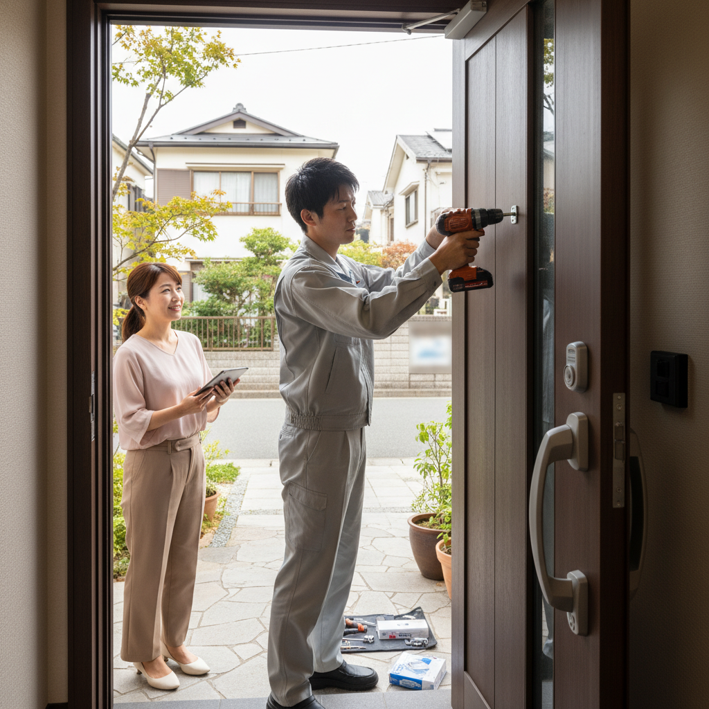 練馬区関町北 ドアクローザー交換：料金・事例・依頼の流れ
