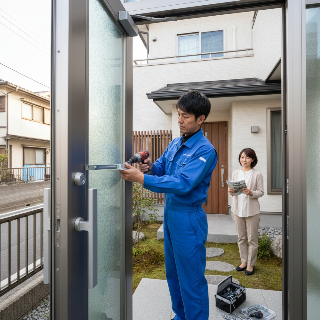 練馬区関町南でのドアクローザー交換：料金相場、事例、依頼の流れ