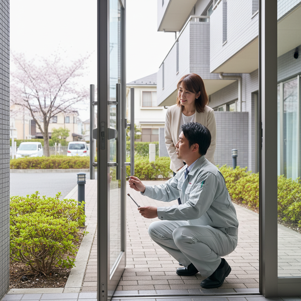 練馬区田柄でのドアクローザー交換：料金・事例・依頼の流れ