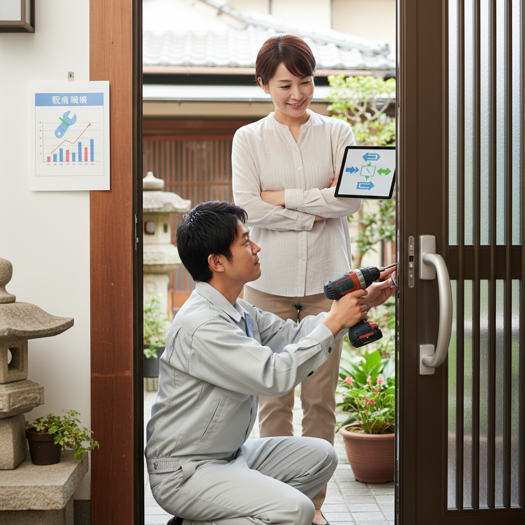 練馬区練馬でのドアクローザー交換：料金相場と依頼の流れ