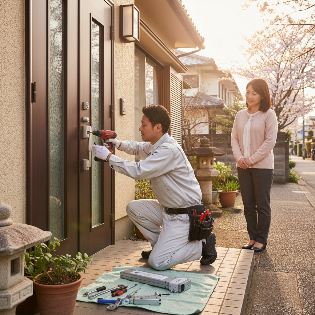 練馬区氷川台でのドアクローザー交換：料金・事例・依頼の流れ