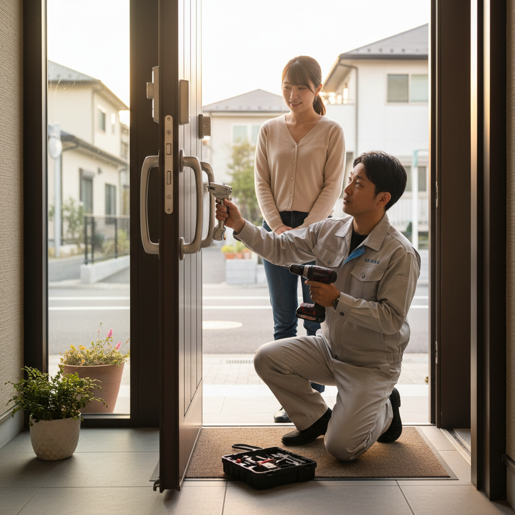 練馬区南田中でのドアクローザー交換：料金・事例・依頼の流れ