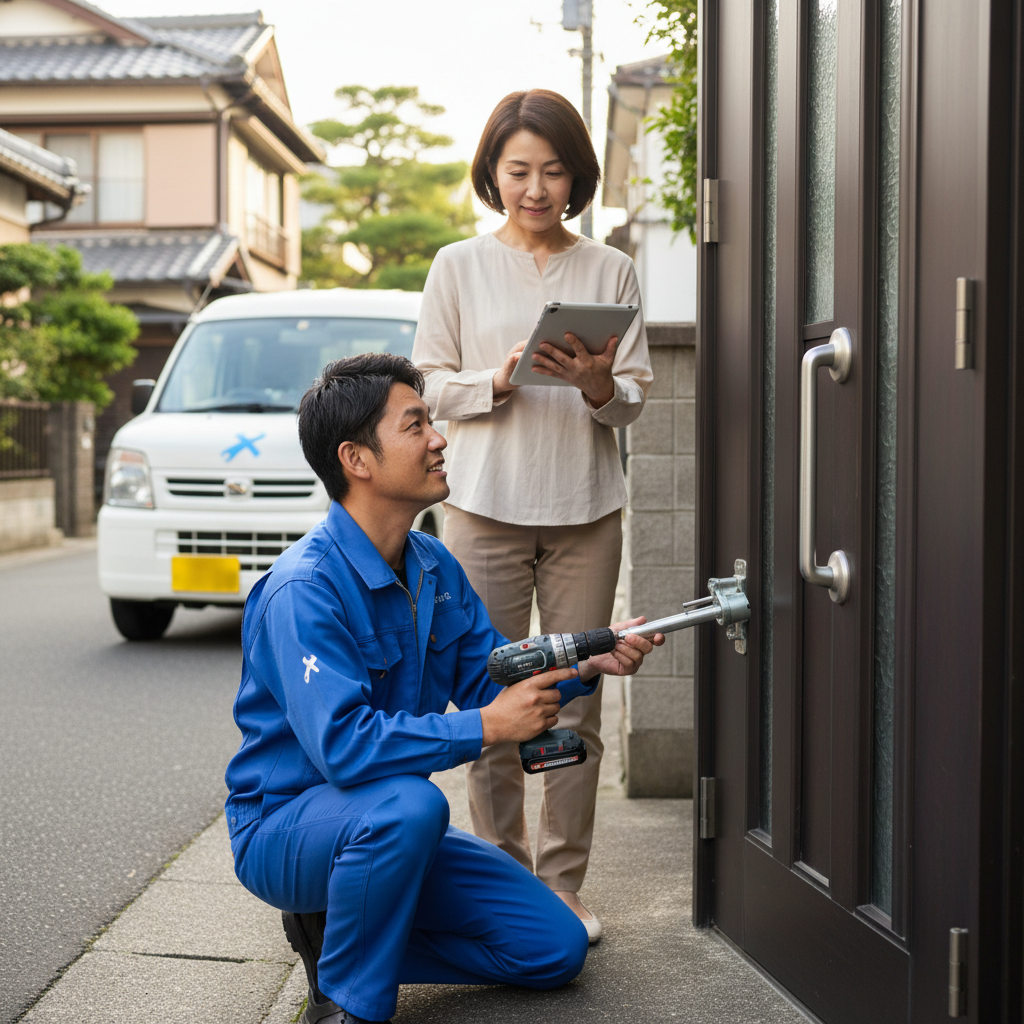 大田区石川町 ドアクローザー交換の料金相場と依頼の流れ