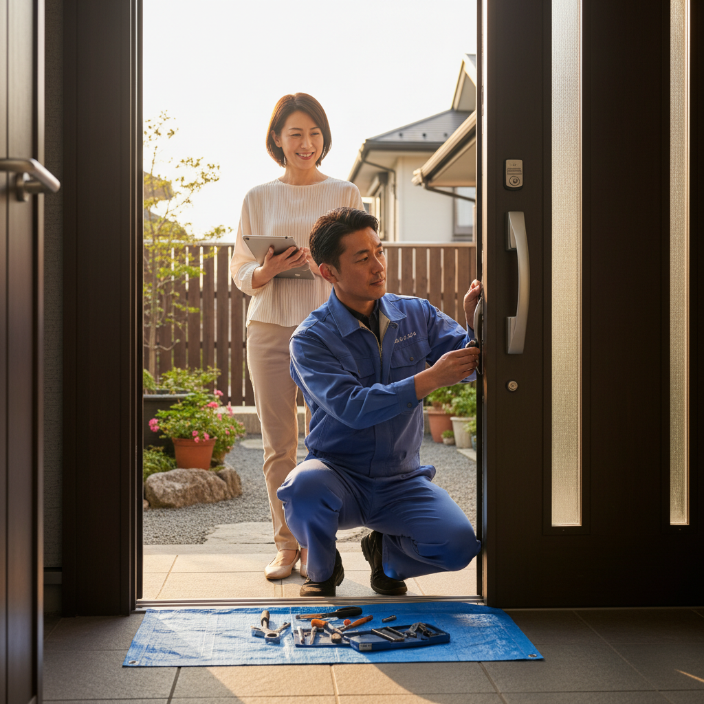 大田区大森北 ドアクローザー交換の料金・事例・依頼の流れ