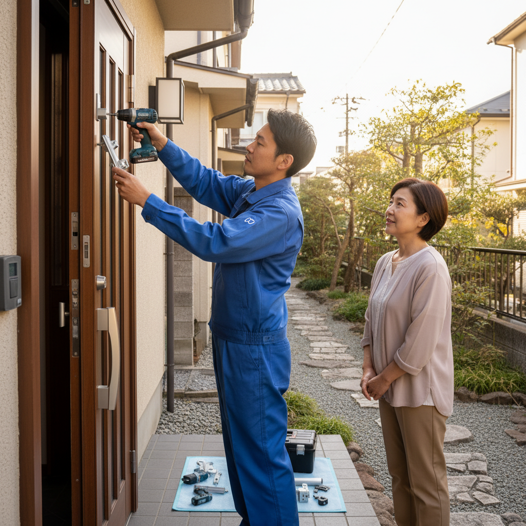 料金相場、事例、依頼の流れ：大田区大森西でのドアクローザー交換