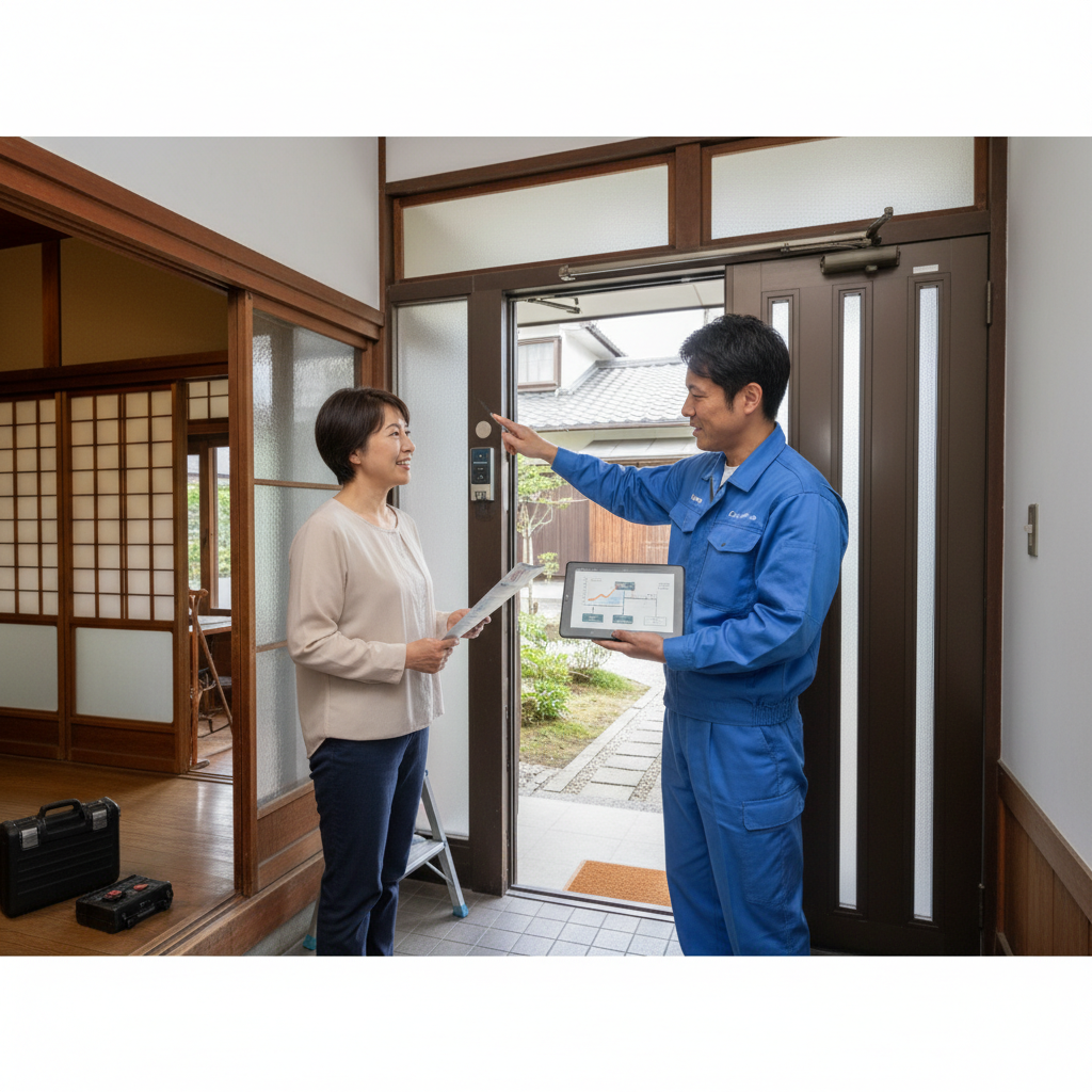 大田区大森南 ドアクローザー交換の料金相場・事例・流れ