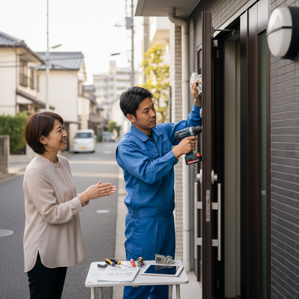 大田区蒲田のドアクローザー交換：料金相場、事例、依頼の流れ