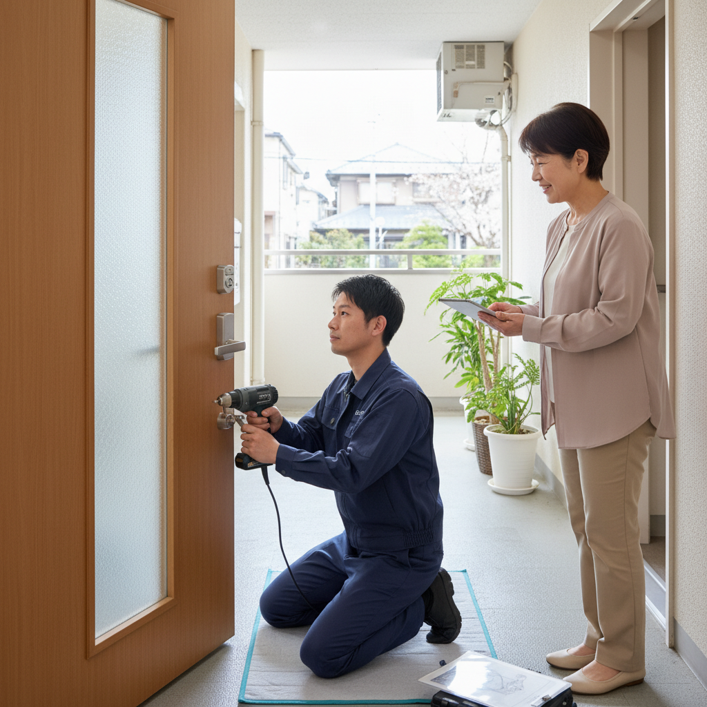 大田区北糀谷のドアクローザー交換の料金相場、事例、依頼の流れ