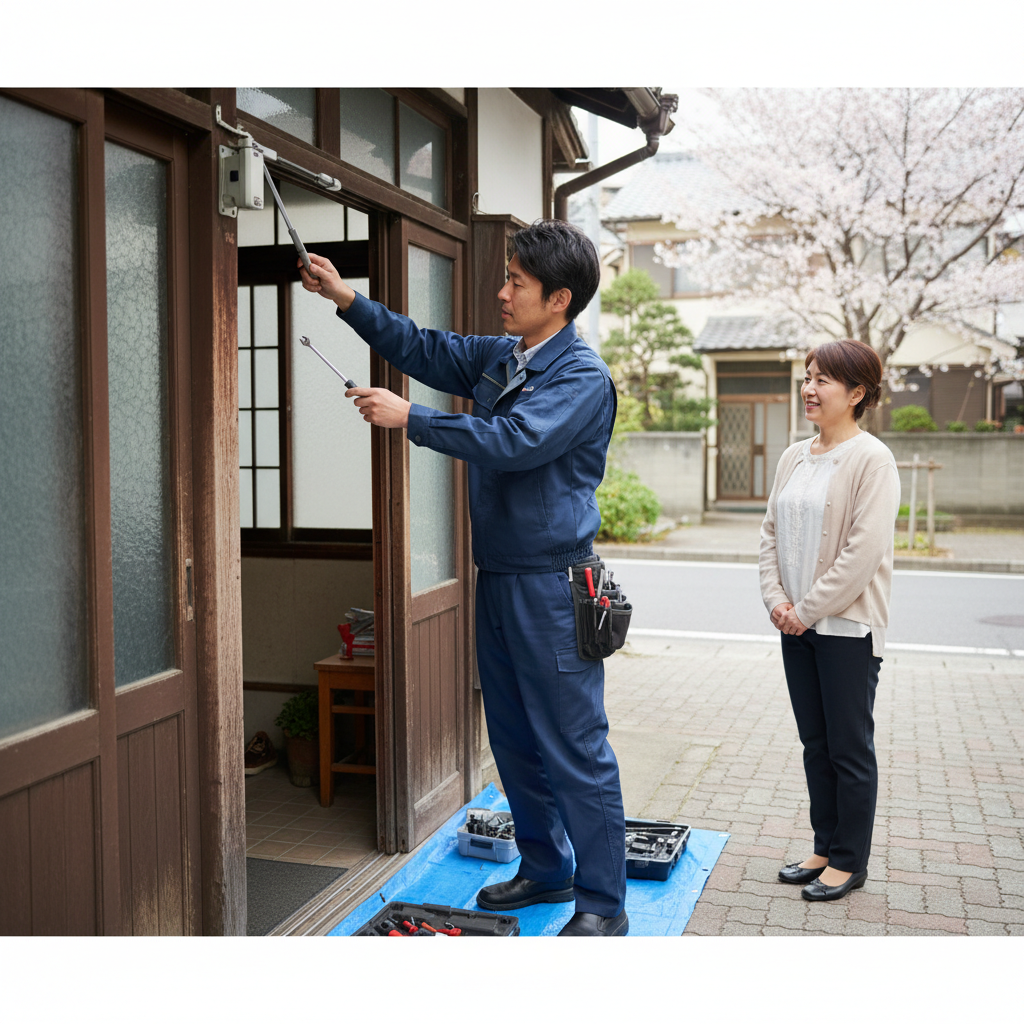 大田区 西糀谷のドアクローザー交換：料金相場、事例、依頼の流れ
