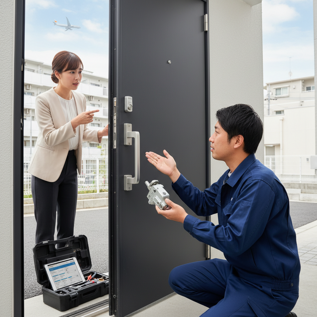 大田区 羽田空港 ドアクローザー交換の料金相場と依頼の流れ