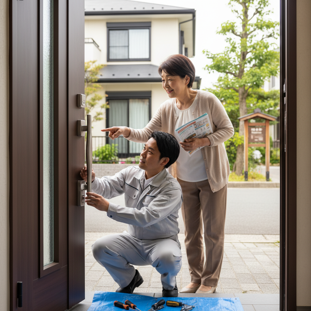 大田区本羽田 ドアクローザー交換の料金・事例・依頼の流れ