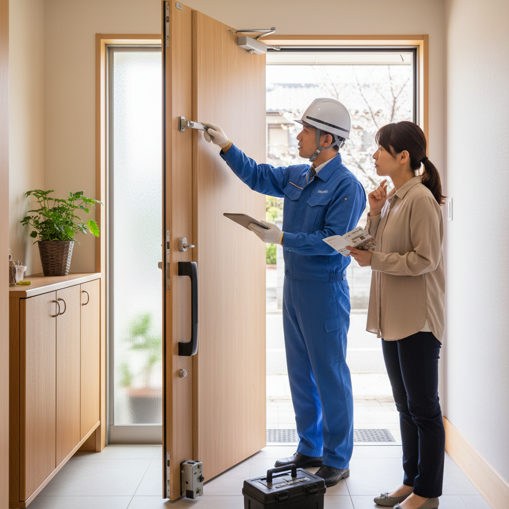 世田谷区経堂のドアクローザー交換:料金相場・事例・依頼の流れ