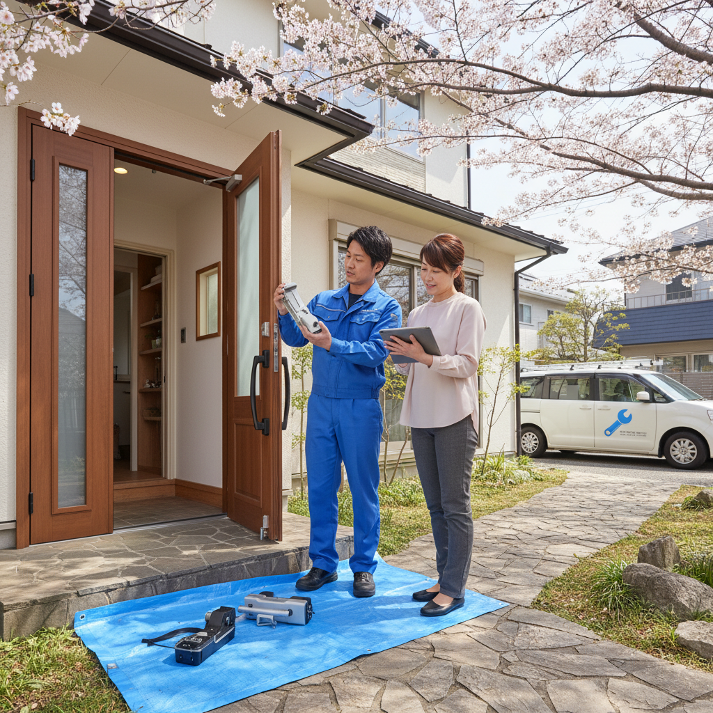 世田谷区等々力でのドアクローザー交換の料金・事例と依頼の流れ