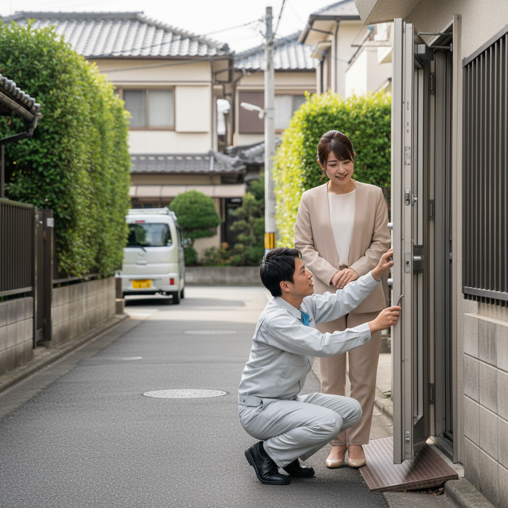 世田谷区三宿のドアクローザー交換:料金相場、事例、依頼の流れ