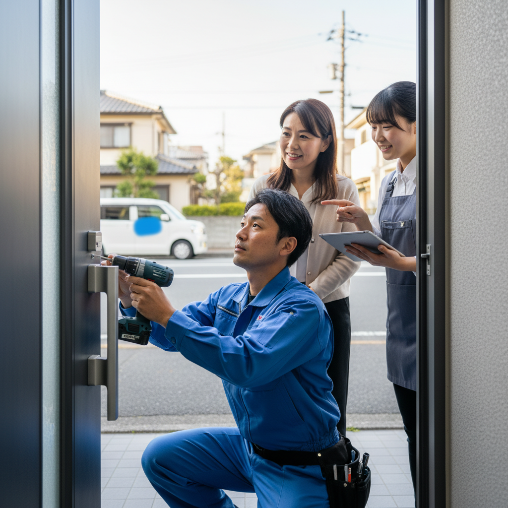 世田谷区用賀 ドアクローザー交換の料金相場、事例、依頼の流れ