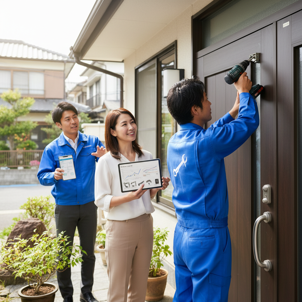 世田谷区松原でのドアクローザー交換の料金相場、事例、依頼の流れ