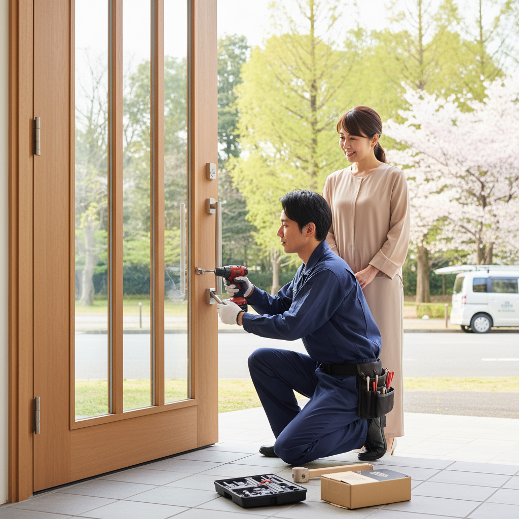 世田谷区砧公園でのドアクローザー交換：料金相場と依頼の流れ