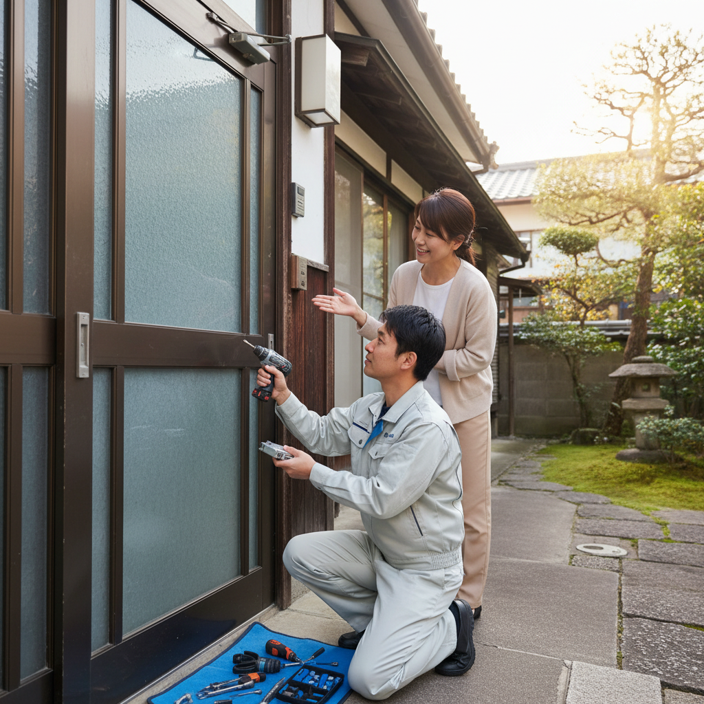 世田谷区宇奈根でのドアクローザー交換の料金相場、事例紹介、依頼の流れ
