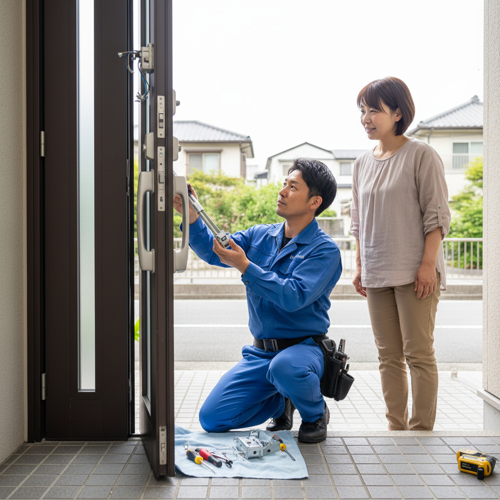 中野区鷺宮のドアクローザー交換:料金相場、事例、依頼の流れ