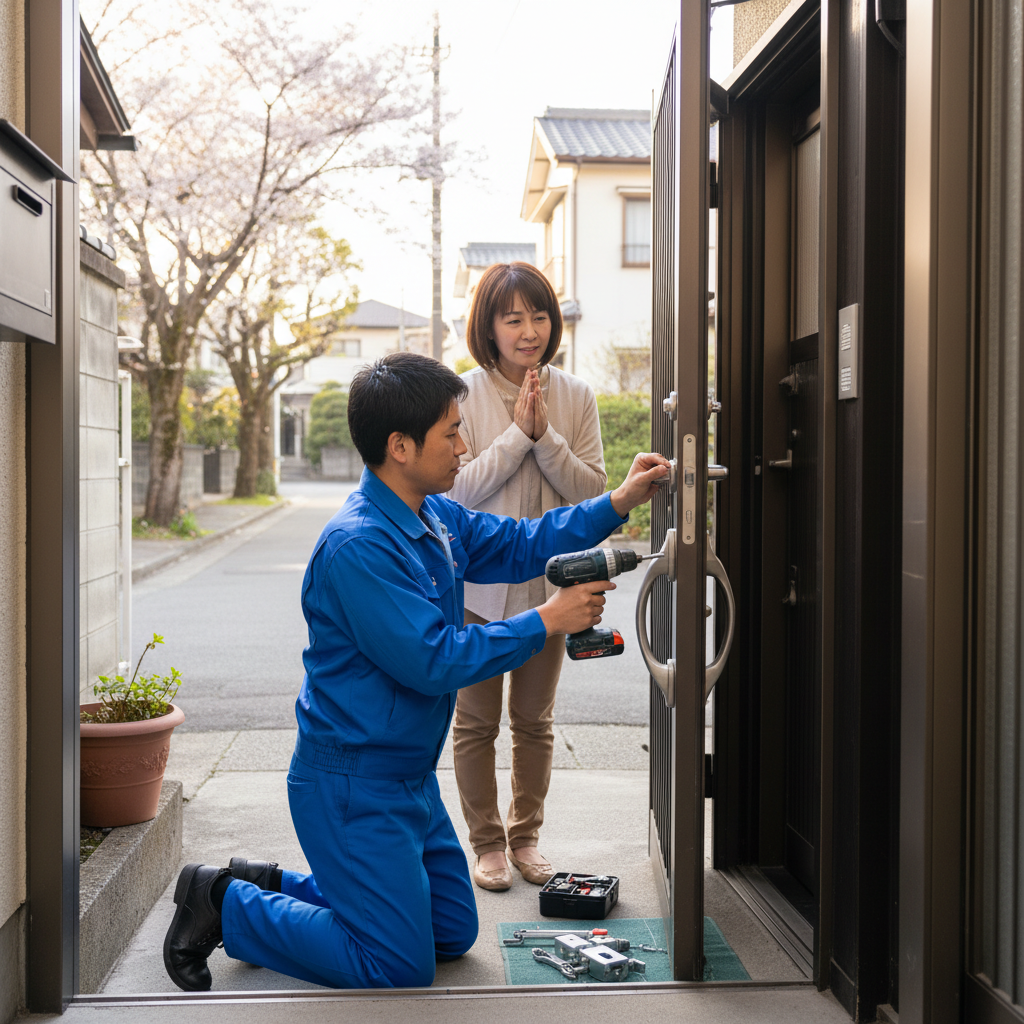 杉並区阿佐谷南のドアクローザー交換：料金・事例・依頼の流れ