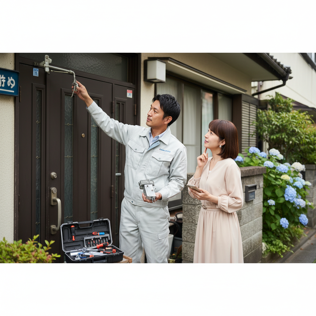 杉並区大宮 ドアクローザー交換:料金相場、事例、依頼の流れ