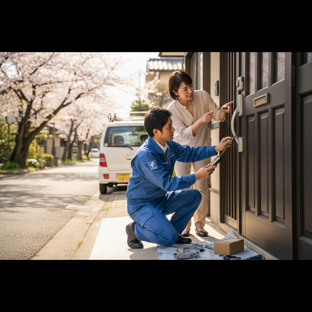 杉並区上高井戸のドアクローザー交換|料金相場、事例、依頼の流れ