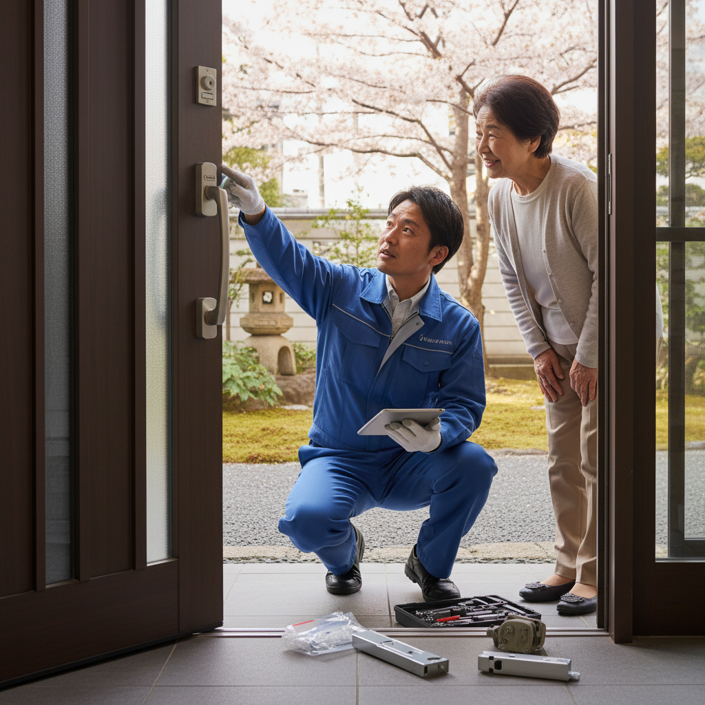 杉並区久我山 ドアクローザー交換の料金相場、事例、依頼の流れ