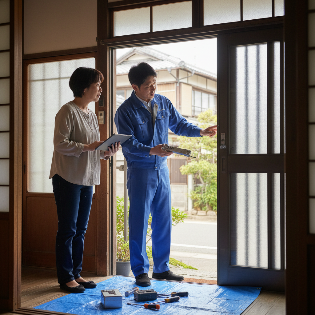 杉並区清水のドアクローザー交換：料金相場、事例、依頼の流れ