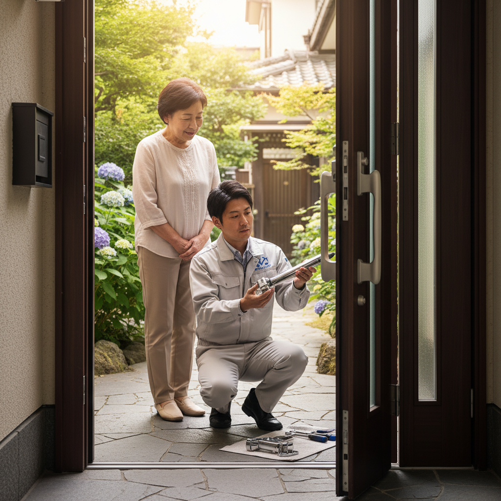 杉並区善福寺 ドアクローザー交換の料金・事例・依頼の流れ