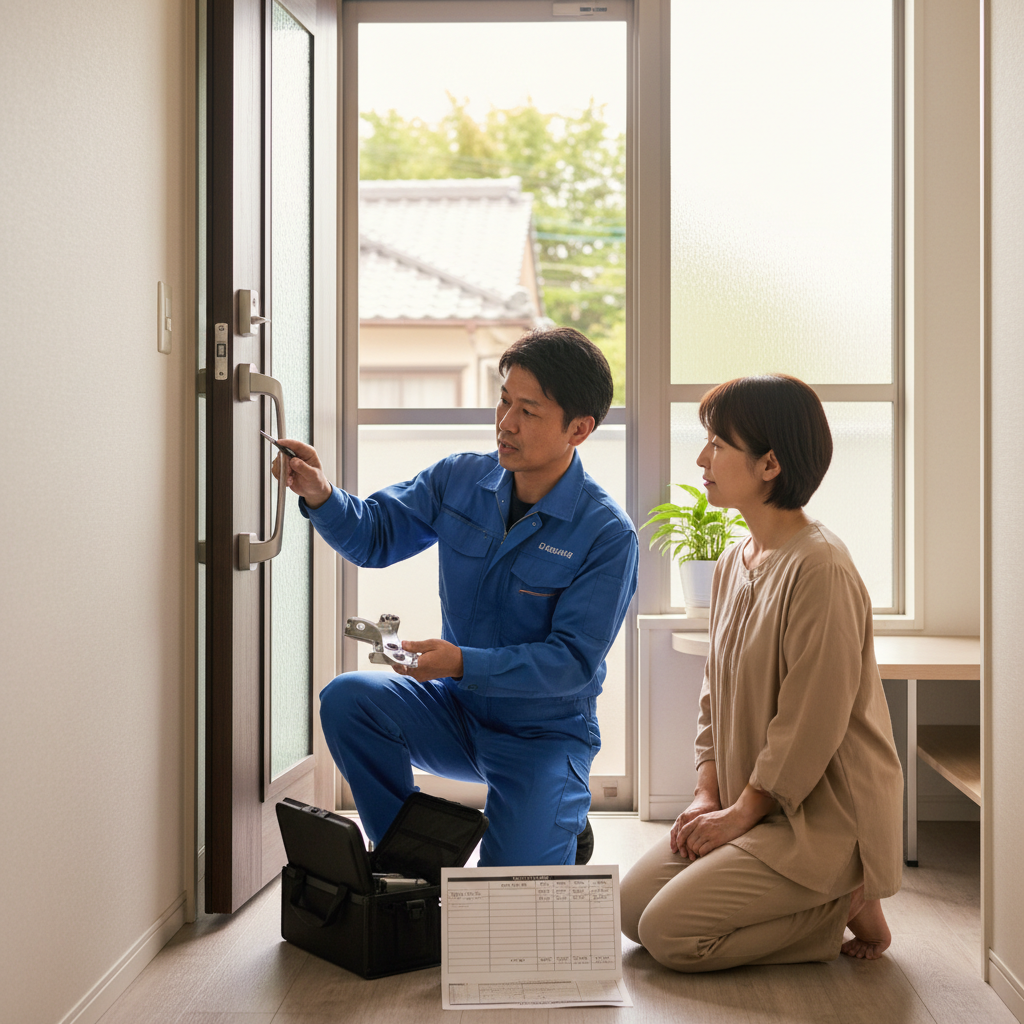 杉並区堀ノ内 ドアクローザー交換の料金相場と依頼の流れ